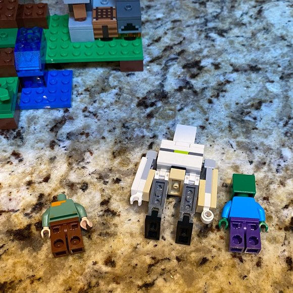 Lego Toys Lego Minecraft 2123 The Iron Golem 216 Retired Zombie